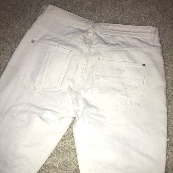 GUESS white boy fit ripped jeans - Picture 6 of 6